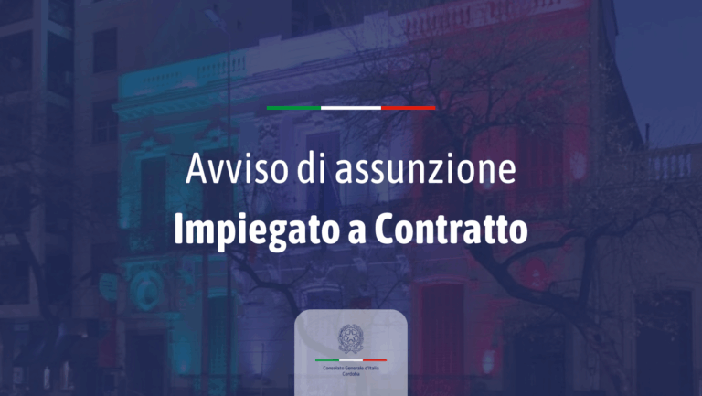Avviso assunzione